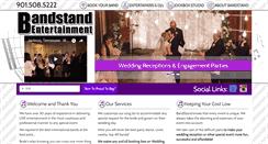 Desktop Screenshot of bandstandentertainment.net